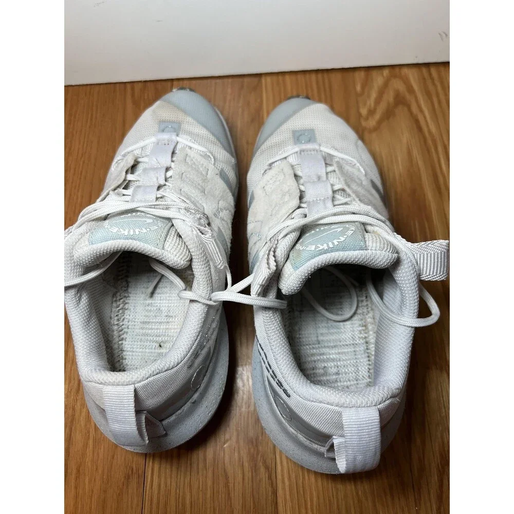 Nike Crater Impact Shoes Youth Size 5Y White Gray Recycled Running DB3551-102